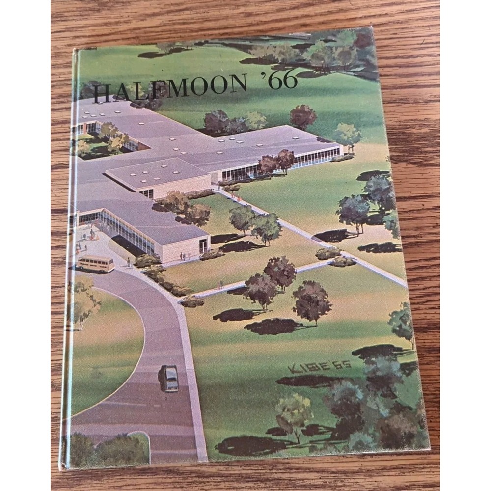 1966 Halfmoon High School Mechanicville New York Yearbook Vol 31 Vintage NY